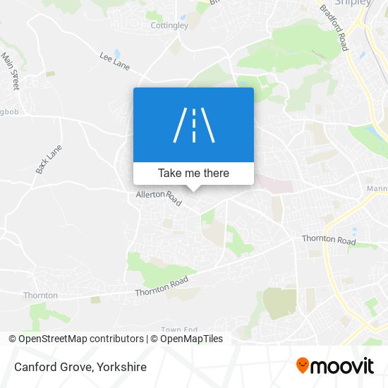Canford Grove map