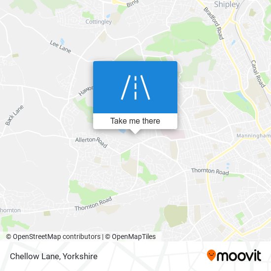 Chellow Lane map