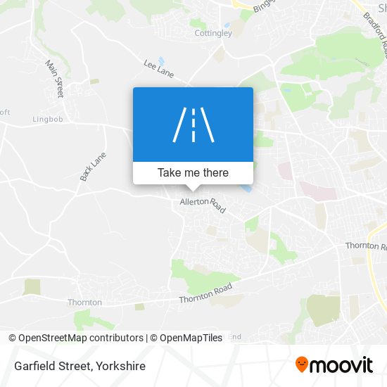 Garfield Street map