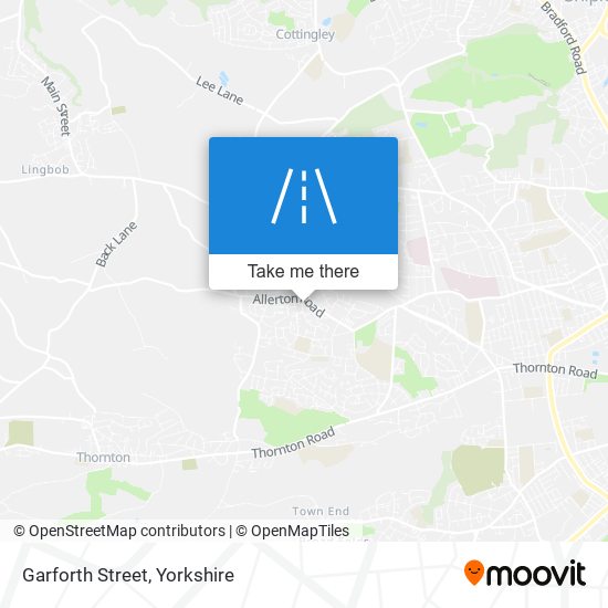 Garforth Street map