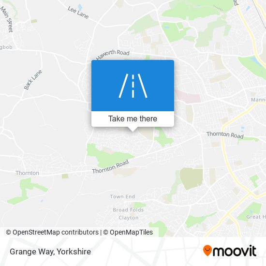 Grange Way map