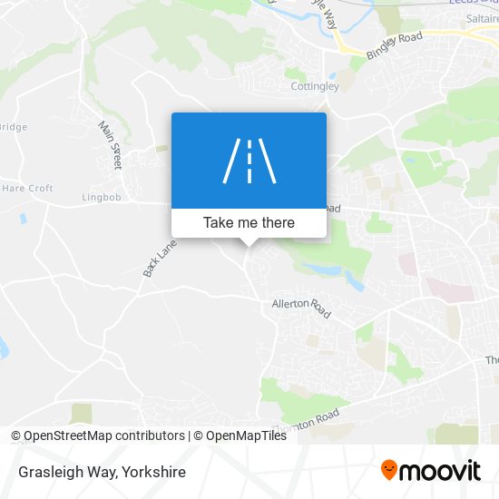 Grasleigh Way map