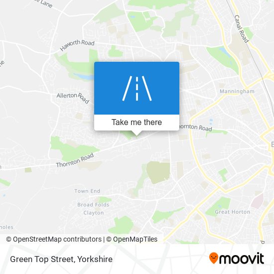 Green Top Street map