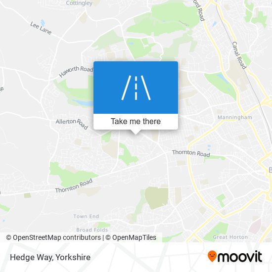 Hedge Way map