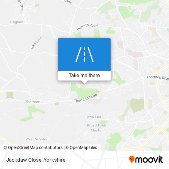 Jackdaw Close map