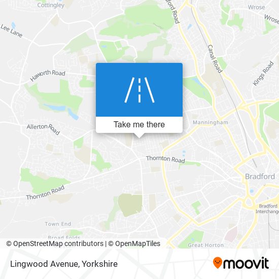 Lingwood Avenue map