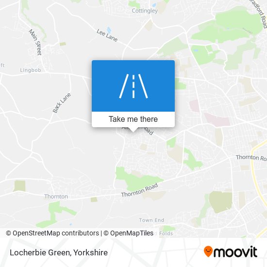 Locherbie Green map