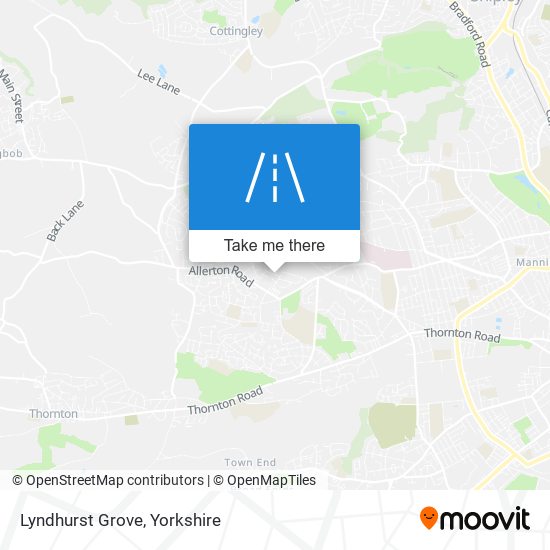 Lyndhurst Grove map