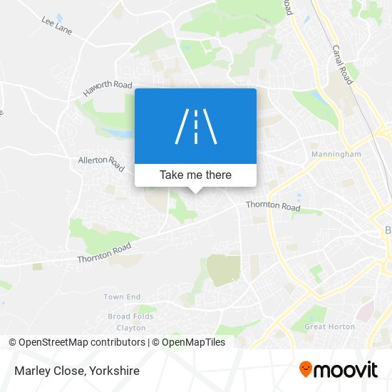 Marley Close map