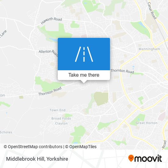 Middlebrook Hill map