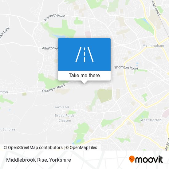 Middlebrook Rise map
