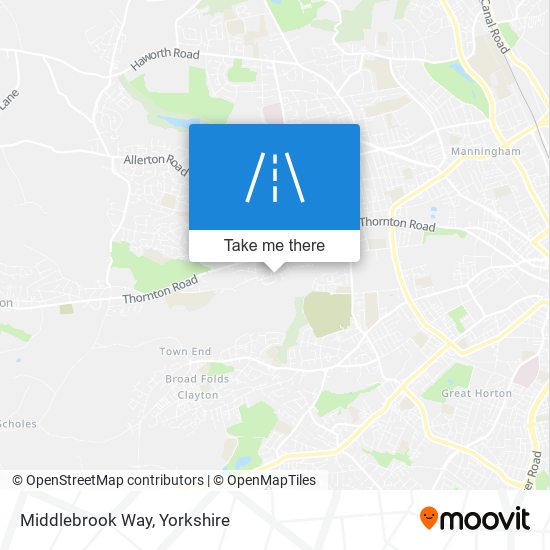 Middlebrook Way map