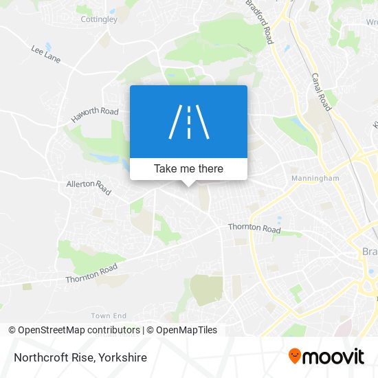 Northcroft Rise map