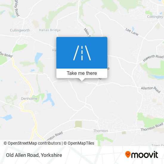 Old Allen Road map