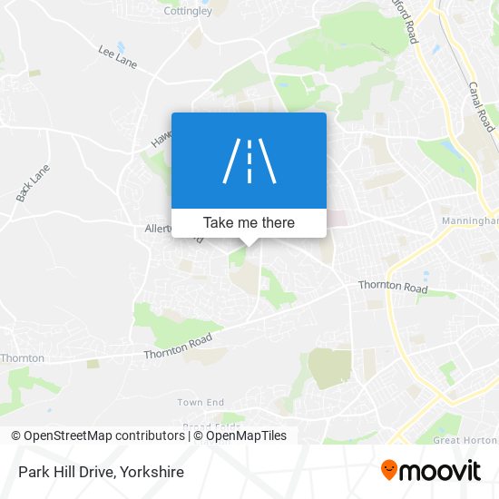 Park Hill Drive map