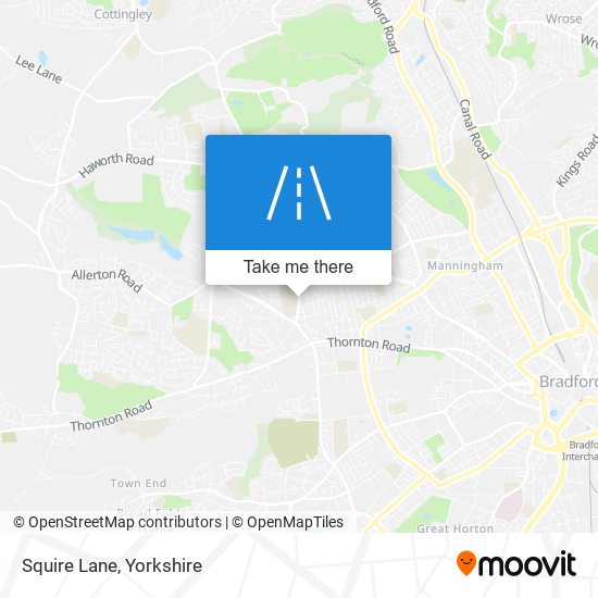 Squire Lane map