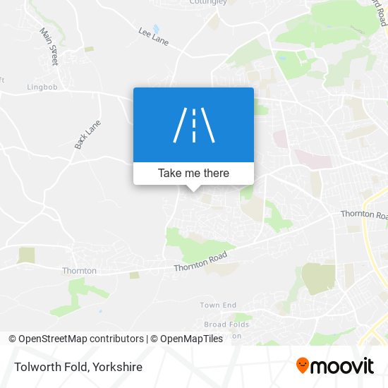 Tolworth Fold map