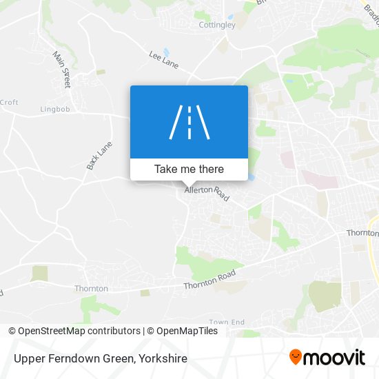 Upper Ferndown Green map