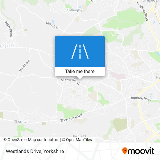 Westlands Drive map