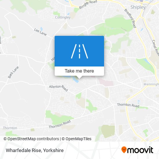 Wharfedale Rise map