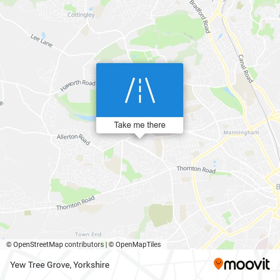 Yew Tree Grove map