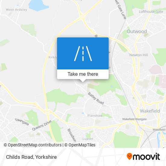 Childs Road map