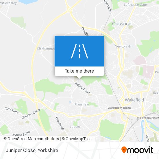 Juniper Close map