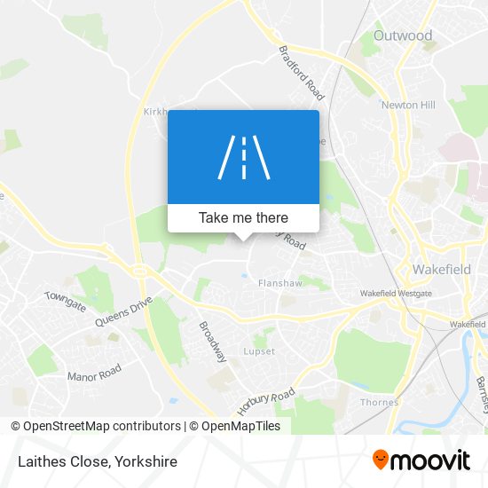 Laithes Close map