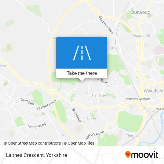 Laithes Crescent map