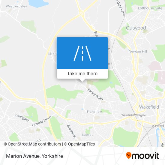 Marion Avenue map