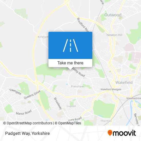 Padgett Way map