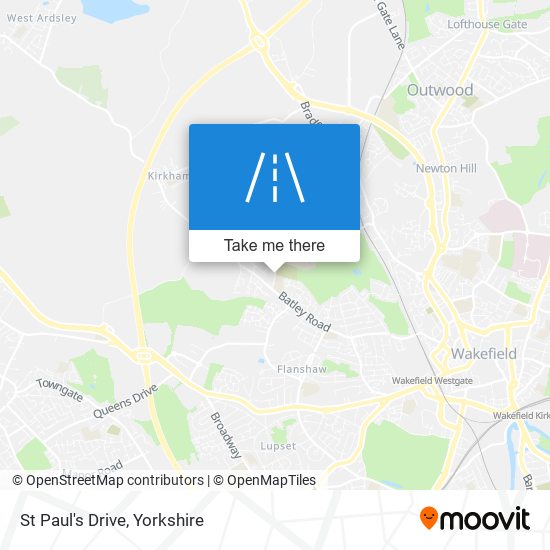 St Paul's Drive map