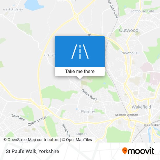 St Paul's Walk map