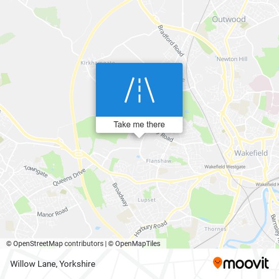 Willow Lane map