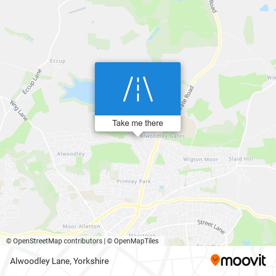 Alwoodley Lane map