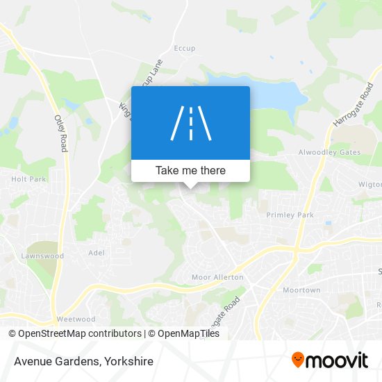 Avenue Gardens map