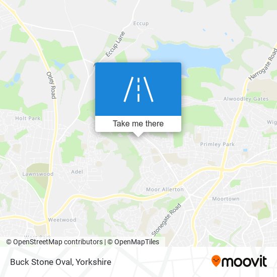 Buck Stone Oval map