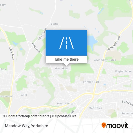 Meadow Way map