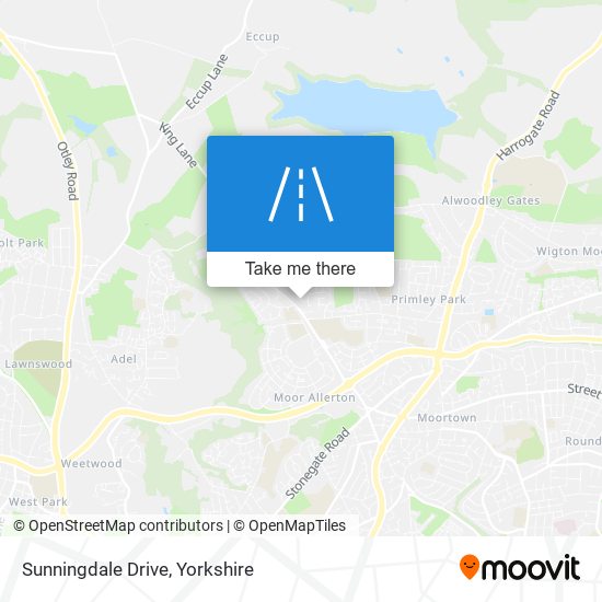 Sunningdale Drive map