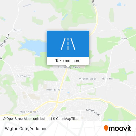 Wigton Gate map