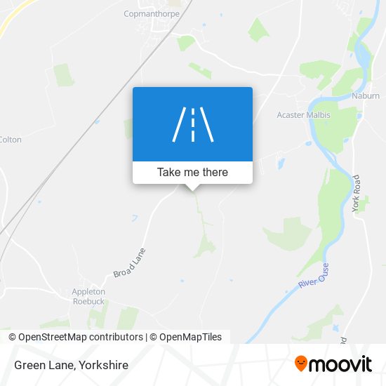 Green Lane map