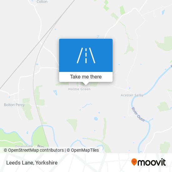 Leeds Lane map
