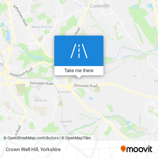 Crown Well Hill map