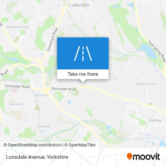 Lonsdale Avenue map