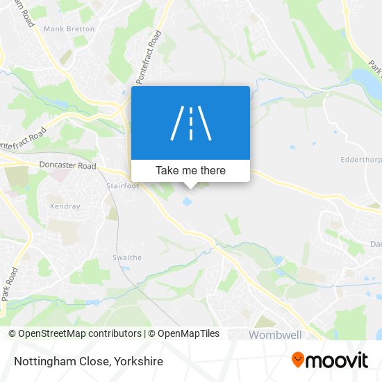 Nottingham Close map