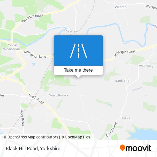 Black Hill Road map