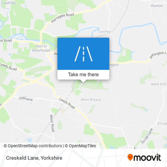 Creskeld Lane map