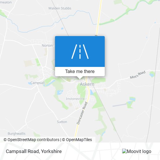 Campsall Road map