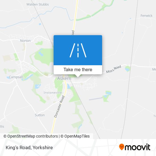 King's Road map