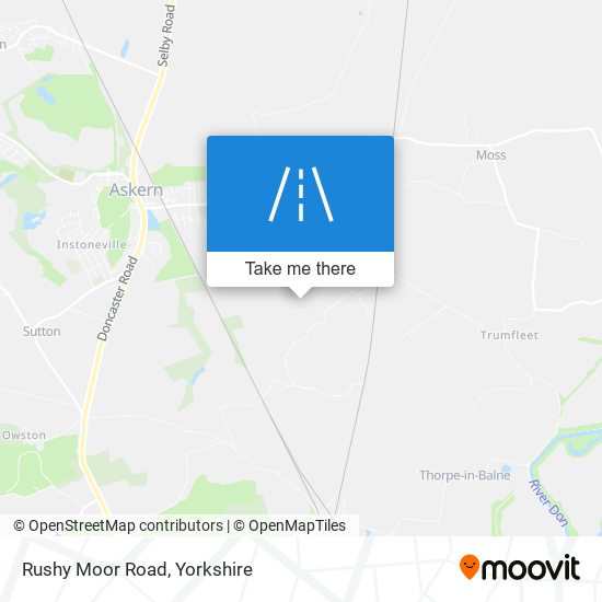 Rushy Moor Road map